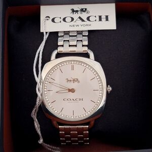 Like NEW! Coach Tatum Silver Watch